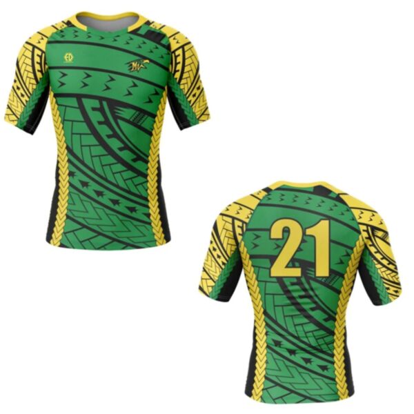 Full Dye Sub Pro Fit Rugby Pattern – Raglan Short Sleeve Jersey – Adult/Youth