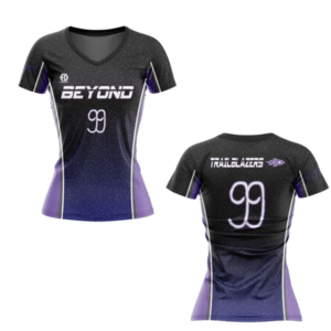 Full Dye Sub Short Sleeve Jersey – Pro Fit Volleyball Pattern – Womens/Youth Girls